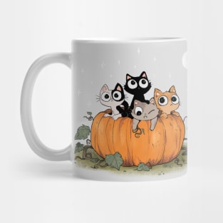 Pumpkin cats Mug